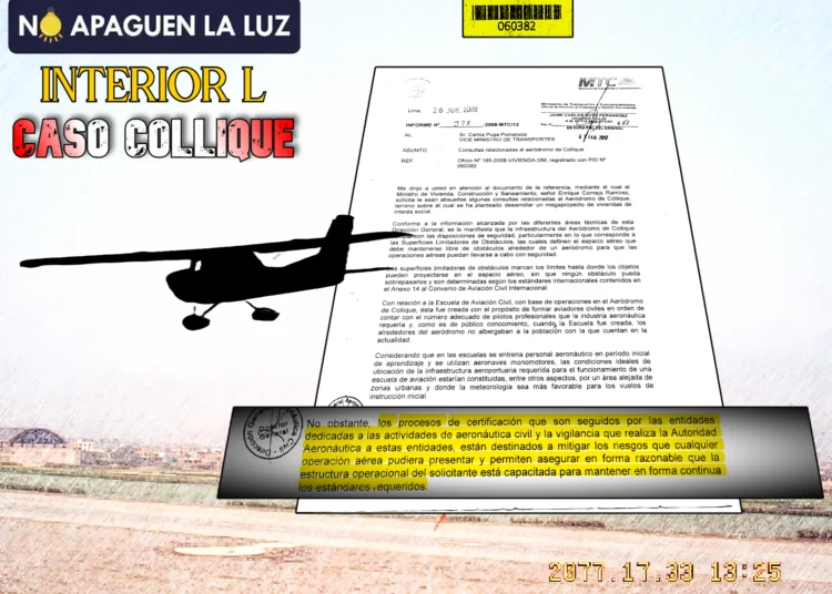 El Aeródromo de Collique siempre fue seguro para volar