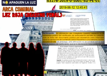 El certificado de antecedes penales es documento público: Casación n.° 917-2019 Cañete
