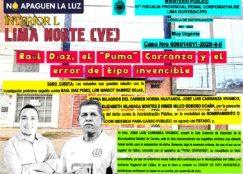 Raúl Díaz, el “Puma” Carranza y el error de tipo invencible