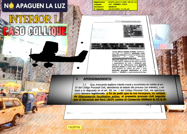 Terremoto de siete grados Richter en el caso Collique