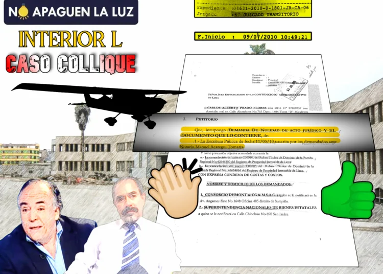 La legendaria demanda de nulidad de acto jurídico contra la venta del Aeródromo de Collique