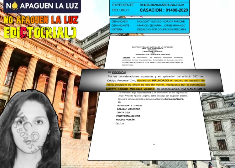 Hija de embajador de Palestina pierde casación y juzgado ordena que desaloje casa en Miraflores