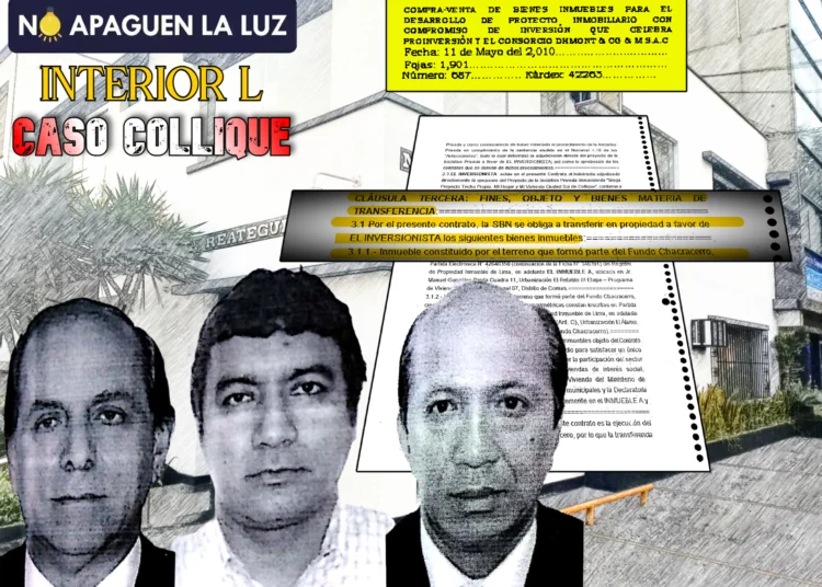 Este es el contrato con el que se vendió el aeródromo de Collique y ellos lo firmaron