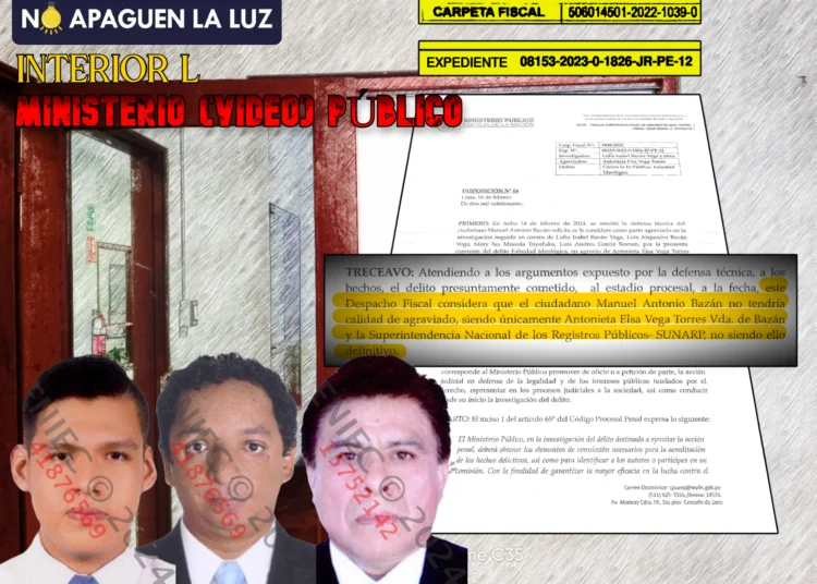 Hijos y denunciantes no cuentan según esta fiscalía