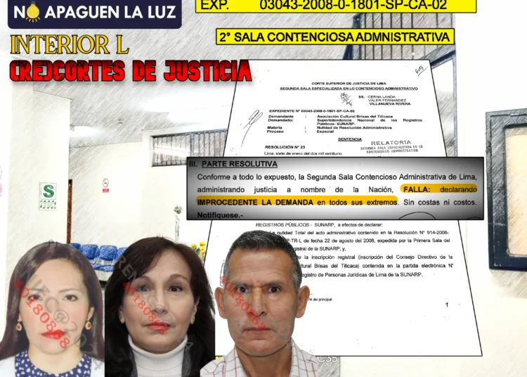 Tras doce años de juicio, demanda contenciosa-administrativa es declarada improcedente