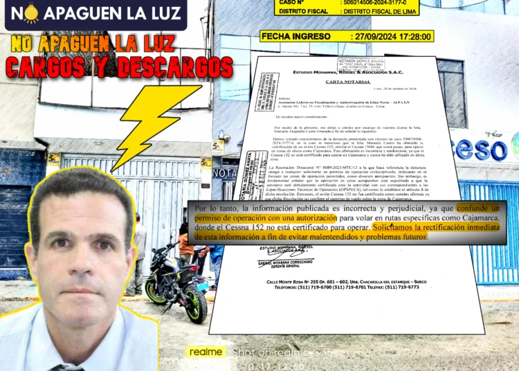 Estudio Mohanna pide “rectificar” denuncia contra la DGAC