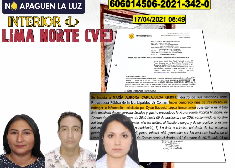 La sospechosa incoherencia de la fiscal Rurush Díaz en el caso Caruajulca Quispe