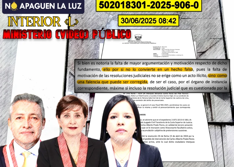 Fiscal Juan Carlos Villena: Mentiras que no son mentiras y leyes que no son leyes