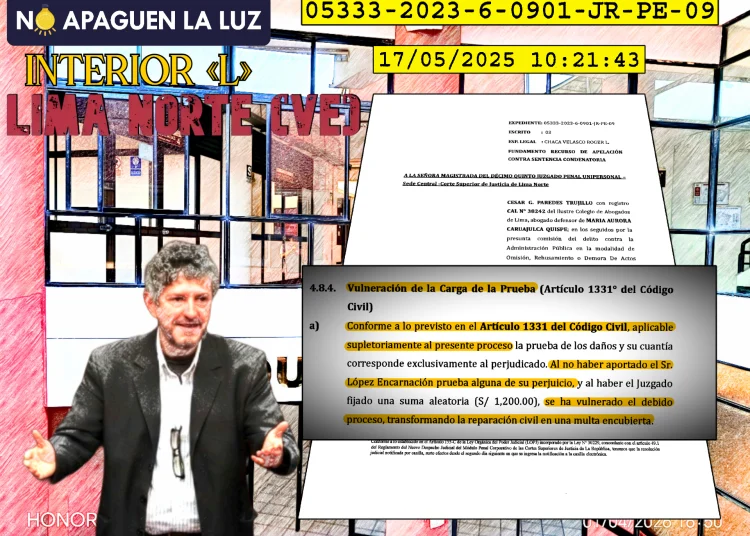 La apelación del Dr. Fidel Rojas Vargas: ¿Firma de adorno o ignorancia supina?