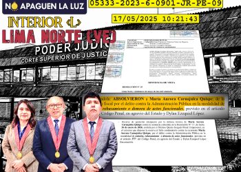 La Sexta Sala Penal limpia a Caruajulca Quispe: crónica de una absolución anunciada