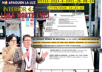 María Caruajulca Quispe renunció a la prescripción: ¿Por honor o por horror?