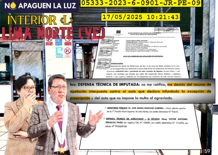María Caruajulca Quispe renunció a la prescripción: ¿Por honor o por horror?