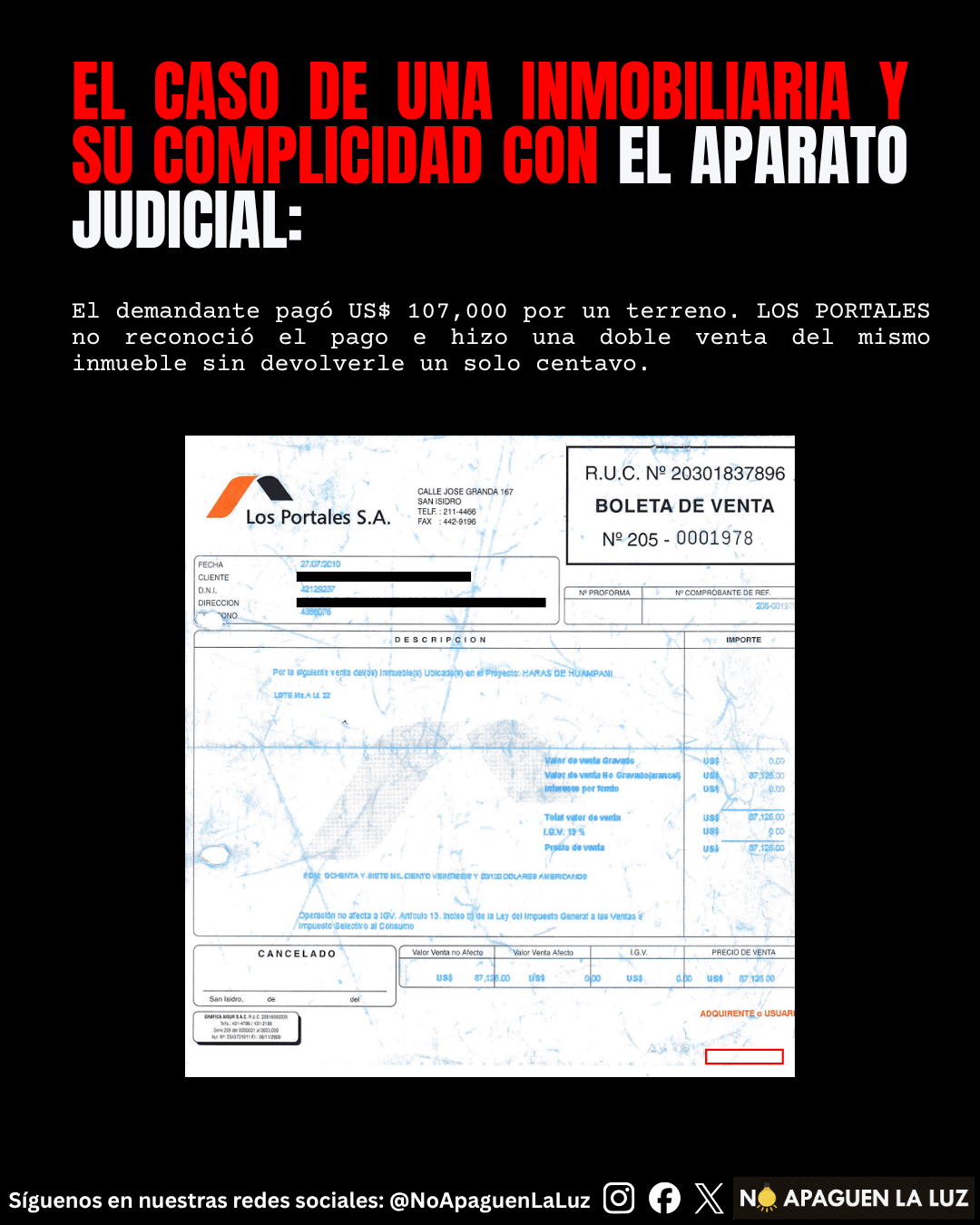 2026.7 4 SET. Caso Los Portales - Lian HUAMÁN B.