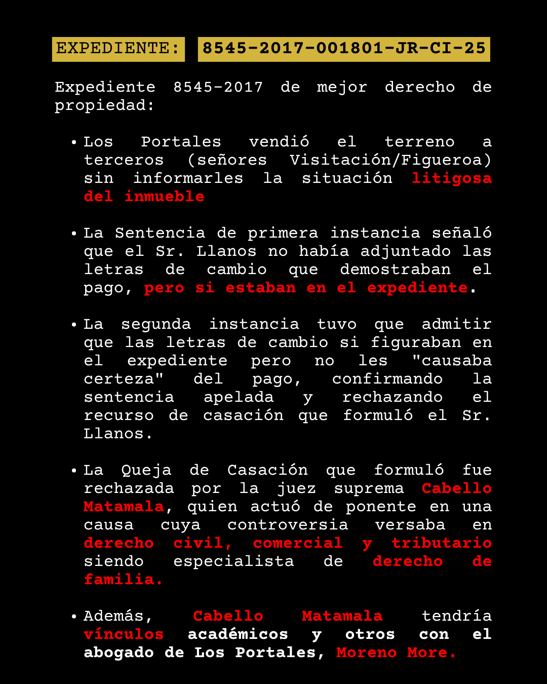 2026.8 4 SET. Caso Los Portales - Lian HUAMÁN B.
