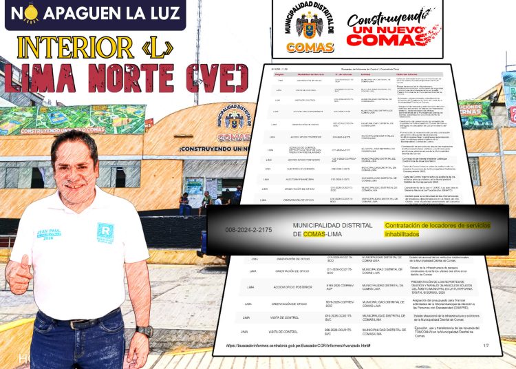 El alcalde electo Jean Pool Granados Lazo y la higiene legal en el Municipio de Comas